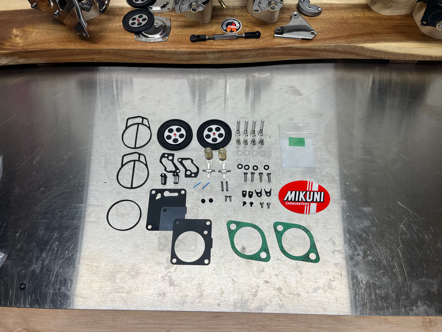 Mikuni Dual Premier Rebuild Kit - Seadoo 587, 657
