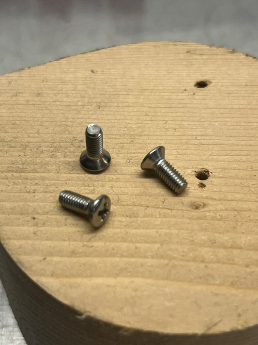 M3 x 5mm Stainless Steel Oval Screws