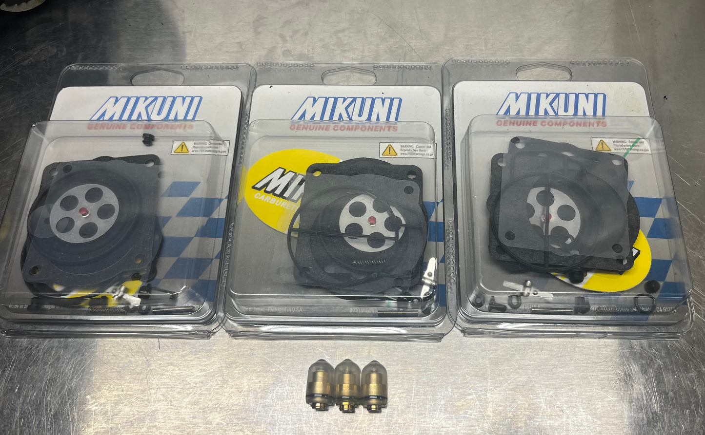 Mikuni Triple Rebuild Kit - Yamaha 1200 (Power Valve Engine)