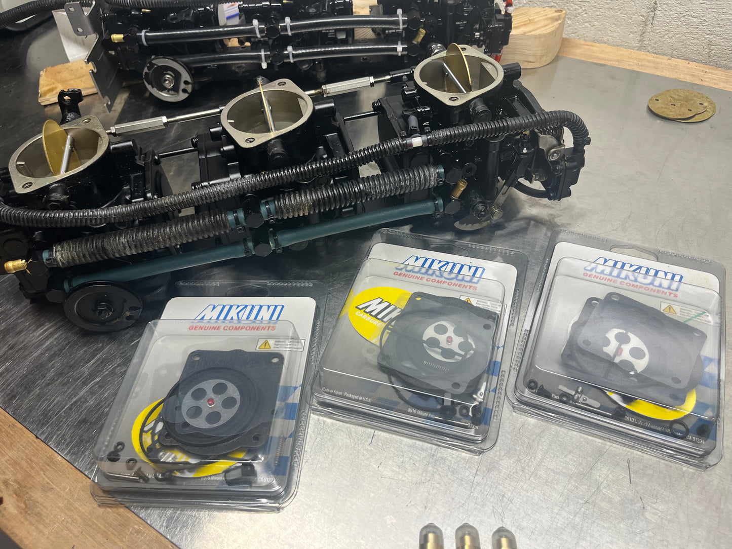 Mikuni Triple Rebuild Kit - Yamaha 1200 (Power Valve Engine)