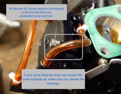 Accelerator Pump Rebuild Kit - Square Style (Seadoo)