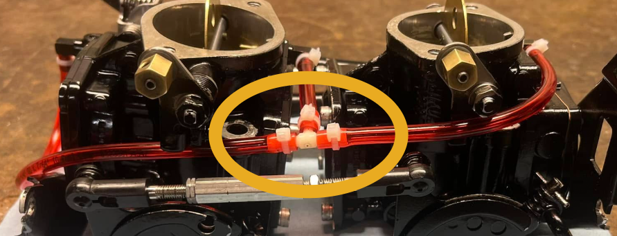 Fuel Tee (for AC pump fuel line)